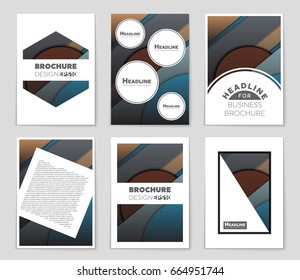 Abstract vector layout background set. For art template design, list, front page, mockup brochure theme style, banner, idea, cover, booklet, print, flyer, book, blank, card, ad, sign, sheet,, a4.