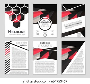 Abstract vector layout background set. For art template design, list, front page, mockup brochure theme style, banner, idea, cover, booklet, print, flyer, book, blank, card, ad, sign, sheet,, a4.