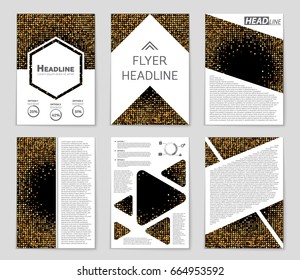 Abstract vector layout background set. For art template design, list, front page, mockup brochure theme style, banner, idea, cover, booklet, print, flyer, book, blank, card, ad, sign, sheet,, a4.