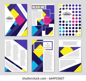 Abstract vector layout background set. For art template design, list, front page, mockup brochure theme style, banner, idea, cover, booklet, print, flyer, book, blank, card, ad, sign, sheet,, a4.