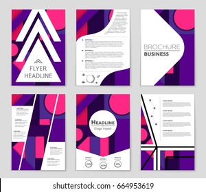 Abstract vector layout background set. For art template design, list, front page, mockup brochure theme style, banner, idea, cover, booklet, print, flyer, book, blank, card, ad, sign, sheet,, a4.