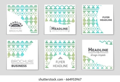 Abstract vector layout background set. For art template design, list, front page, mockup brochure theme style, banner, idea, cover, booklet, print, flyer, book, blank, card, ad, sign, sheet,, a4