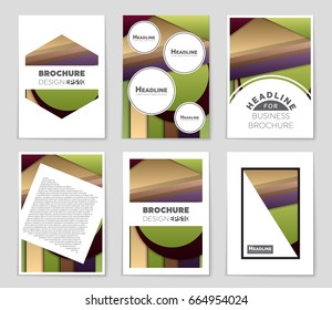 Abstract vector layout background set. For art template design, list, front page, mockup brochure theme style, banner, idea, cover, booklet, print, flyer, book, blank, card, ad, sign, sheet,, a4.