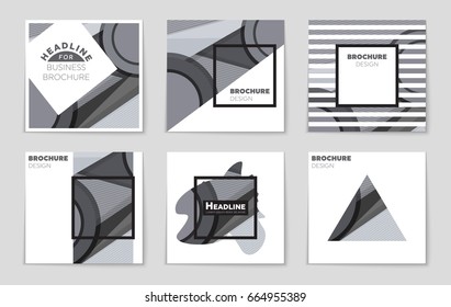 Abstract vector layout background set. For art template design, list, front page, mockup brochure theme style, banner, idea, cover, booklet, print, flyer, book, blank, card, ad, sign, sheet,, a4.