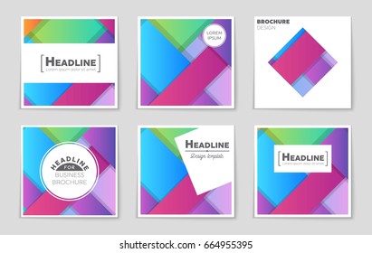 Abstract vector layout background set. For art template design, list, front page, mockup brochure theme style, banner, idea, cover, booklet, print, flyer, book, blank, card, ad, sign, sheet,, a4.