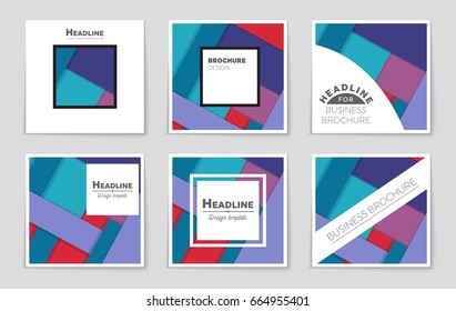 Abstract vector layout background set. For art template design, list, front page, mockup brochure theme style, banner, idea, cover, booklet, print, flyer, book, blank, card, ad, sign, sheet,, a4.