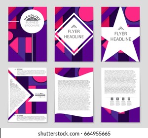 Abstract vector layout background set. For art template design, list, front page, mockup brochure theme style, banner, idea, cover, booklet, print, flyer, book, blank, card, ad, sign, sheet,, a4.