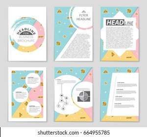Abstract vector layout background set. For art template design, list, front page, mockup brochure theme style, banner, idea, cover, booklet, print, flyer, book, blank, card, ad, sign, sheet,, a4.