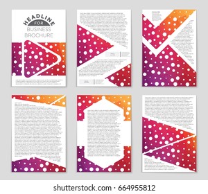 Abstract vector layout background set. For art template design, list, front page, mockup brochure theme style, banner, idea, cover, booklet, print, flyer, book, blank, card, ad, sign, sheet,, a4.
