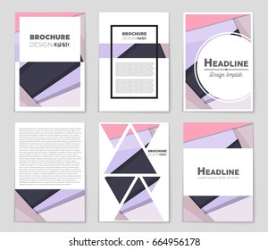 Abstract vector layout background set. For art template design, list, front page, mockup brochure theme style, banner, idea, cover, booklet, print, flyer, book, blank, card, ad, sign, sheet,, a4.