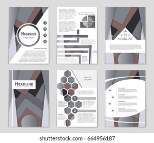 Abstract vector layout background set. For art template design, list, front page, mockup brochure theme style, banner, idea, cover, booklet, print, flyer, book, blank, card, ad, sign, sheet,, a4.