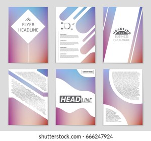 Abstract vector layout background set. For art template design, list, front page, mockup brochure theme style, banner, idea, cover, booklet, print, flyer, book, blank, card, ad, sign, sheet,, a4.