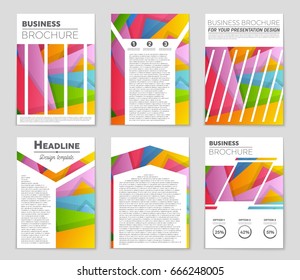 Abstract vector layout background set. For art template design, list, front page, mockup brochure theme style, banner, idea, cover, booklet, print, flyer, book, blank, card, ad, sign, sheet,, a4.