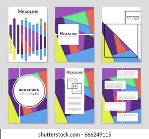 Abstract vector layout background set. For art template design, list, front page, mockup brochure theme style, banner, idea, cover, booklet, print, flyer, book, blank, card, ad, sign, sheet,, a4.