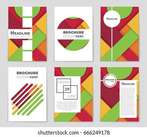 Abstract vector layout background set. For art template design, list, front page, mockup brochure theme style, banner, idea, cover, booklet, print, flyer, book, blank, card, ad, sign, sheet,, a4.