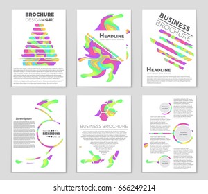 Abstract vector layout background set. For art template design, list, front page, mockup brochure theme style, banner, idea, cover, booklet, print, flyer, book, blank, card, ad, sign, sheet,, a4.