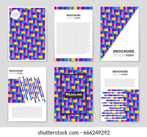 Abstract vector layout background set. For art template design, list, front page, mockup brochure theme style, banner, idea, cover, booklet, print, flyer, book, blank, card, ad, sign, sheet,, a4