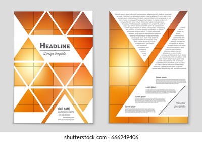 Abstract vector layout background set. For art template design, list, front page, mockup brochure theme style, banner, idea, cover, booklet, print, flyer, book, blank, card, ad, sign, sheet,, a4.