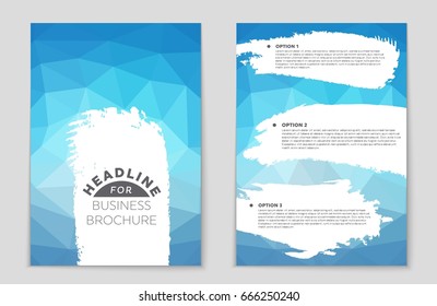 Abstract vector layout background set. For art template design, list, front page, mockup brochure theme style, banner, idea, cover, booklet, print, flyer, book, blank, card, ad, sign, sheet,, a4