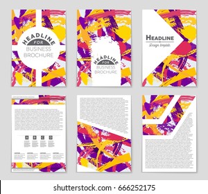 Abstract vector layout background set. For art template design, list, front page, mockup brochure theme style, banner, idea, cover, booklet, print, flyer, book, blank, card, ad, sign, sheet,, a4.