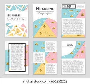 Abstract vector layout background set. For art template design, list, front page, mockup brochure theme style, banner, idea, cover, booklet, print, flyer, book, blank, card, ad, sign, sheet,, a4.