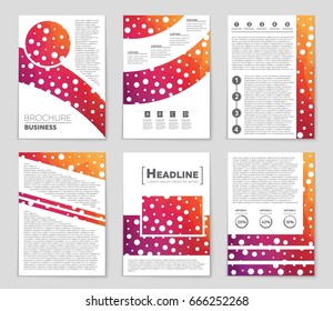 Abstract vector layout background set. For art template design, list, front page, mockup brochure theme style, banner, idea, cover, booklet, print, flyer, book, blank, card, ad, sign, sheet,, a4.