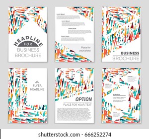 Abstract vector layout background set. For art template design, list, front page, mockup brochure theme style, banner, idea, cover, booklet, print, flyer, book, blank, card, ad, sign, sheet,, a4.