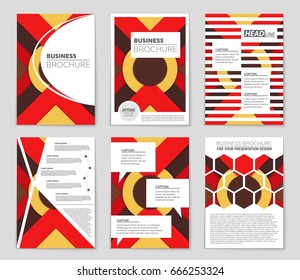Abstract vector layout background set. For art template design, list, front page, mockup brochure theme style, banner, idea, cover, booklet, print, flyer, book, blank, card, ad, sign, sheet,, a4.