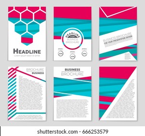 Abstract vector layout background set. For art template design, list, front page, mockup brochure theme style, banner, idea, cover, booklet, print, flyer, book, blank, card, ad, sign, sheet,, a4.