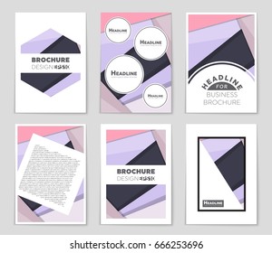 Abstract vector layout background set. For art template design, list, front page, mockup brochure theme style, banner, idea, cover, booklet, print, flyer, book, blank, card, ad, sign, sheet,, a4.
