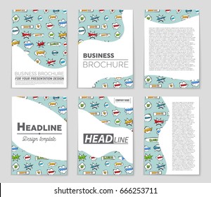 Abstract vector layout background set. For art template design, list, front page, mockup brochure theme style, banner, idea, cover, booklet, print, flyer, book, blank, card, ad, sign, sheet,, a4