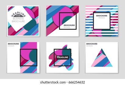 Abstract vector layout background set. For art template design, list, front page, mockup brochure theme style, banner, idea, cover, booklet, print, flyer, book, blank, card, ad, sign, sheet,, a4.