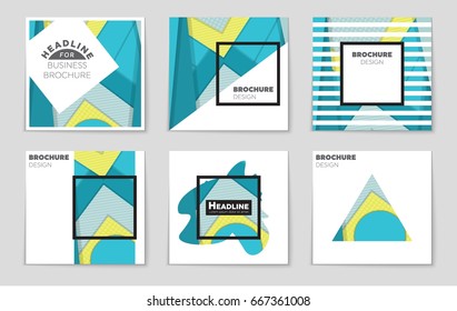 Abstract vector layout background set. For art template design, list, front page, mockup brochure theme style, banner, idea, cover, booklet, print, flyer, book, blank, card, ad, sign, sheet,, a4.