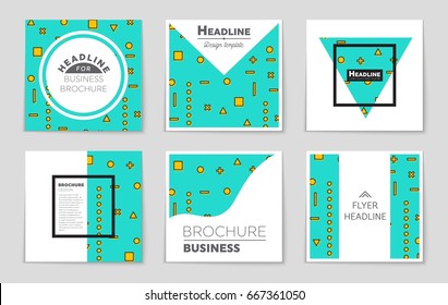 Abstract vector layout background set. For art template design, list, front page, mockup brochure theme style, banner, idea, cover, booklet, print, flyer, book, blank, card, ad, sign, sheet,, a4.