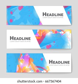Abstract vector layout background set. For art template design, list, front page, mockup brochure theme style, banner, idea, cover, booklet, print, flyer, book, blank, card, ad, sign, sheet,, a4.