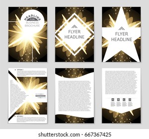 Abstract vector layout background set. For art template design, list, front page, mockup brochure theme style, banner, idea, cover, booklet, print, flyer, book, blank, card, ad, sign, sheet,, a4.