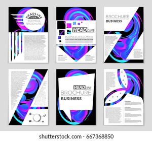 Abstract vector layout background set. For art template design, list, front page, mockup brochure theme style, banner, idea, cover, booklet, print, flyer, book, blank, card, ad, sign, sheet,, a4.
