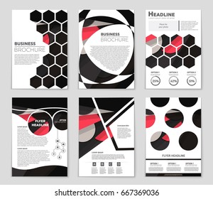 Abstract vector layout background set. For art template design, list, front page, mockup brochure theme style, banner, idea, cover, booklet, print, flyer, book, blank, card, ad, sign, sheet,, a4.