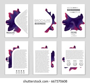 Abstract vector layout background set. For art template design, list, front page, mockup brochure theme style, banner, idea, cover, booklet, print, flyer, book, blank, card, ad, sign, sheet,, a4.