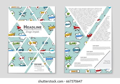 Abstract vector layout background set. For art template design, list, front page, mockup brochure theme style, banner, idea, cover, booklet, print, flyer, book, blank, card, ad, sign, sheet,, a4