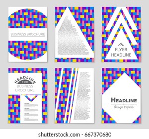 Abstract vector layout background set. For art template design, list, front page, mockup brochure theme style, banner, idea, cover, booklet, print, flyer, book, blank, card, ad, sign, sheet,, a4