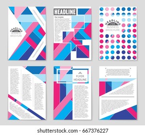 Abstract vector layout background set. For art template design, list, front page, mockup brochure theme style, banner, idea, cover, booklet, print, flyer, book, blank, card, ad, sign, sheet,, a4.