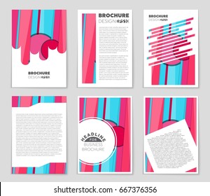 Abstract vector layout background set. For art template design, list, front page, mockup brochure theme style, banner, idea, cover, booklet, print, flyer, book, blank, card, ad, sign, sheet,, a4.