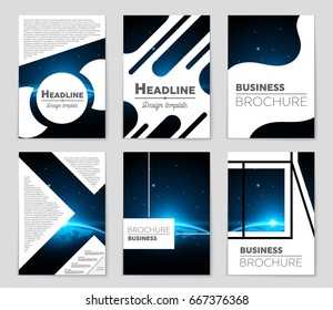 Abstract vector layout background set. For art template design, list, front page, mockup brochure theme style, banner, idea, cover, booklet, print, flyer, book, blank, card, ad, sign, sheet,, a4.