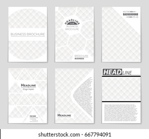 Abstract vector layout background set. For art template design, list, front page, mockup brochure theme style, banner, idea, cover, booklet, print, flyer, book, blank, card, ad, sign, sheet,, a4.