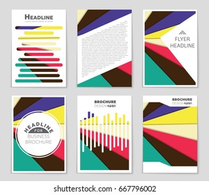 Abstract vector layout background set. For art template design, list, front page, mockup brochure theme style, banner, idea, cover, booklet, print, flyer, book, blank, card, ad, sign, sheet,, a4.