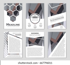 Abstract vector layout background set. For art template design, list, front page, mockup brochure theme style, banner, idea, cover, booklet, print, flyer, book, blank, card, ad, sign, sheet,, a4.