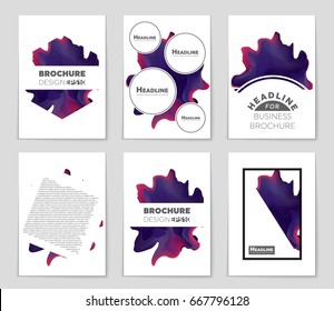 Abstract vector layout background set. For art template design, list, front page, mockup brochure theme style, banner, idea, cover, booklet, print, flyer, book, blank, card, ad, sign, sheet,, a4.