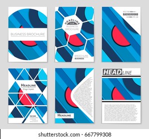 Abstract vector layout background set. For art template design, list, front page, mockup brochure theme style, banner, idea, cover, booklet, print, flyer, book, blank, card, ad, sign, sheet,, a4.