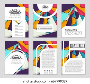 Abstract vector layout background set. For art template design, list, front page, mockup brochure theme style, banner, idea, cover, booklet, print, flyer, book, blank, card, ad, sign, sheet,, a4.